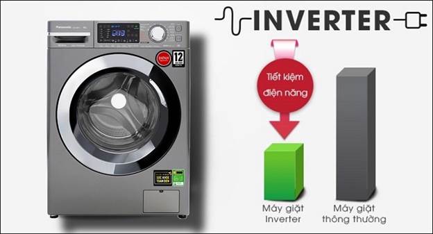 Công nghệ Inverter trên Máy giặt Panasonic Inverter 9 Kg NA-V90FX1LVT
