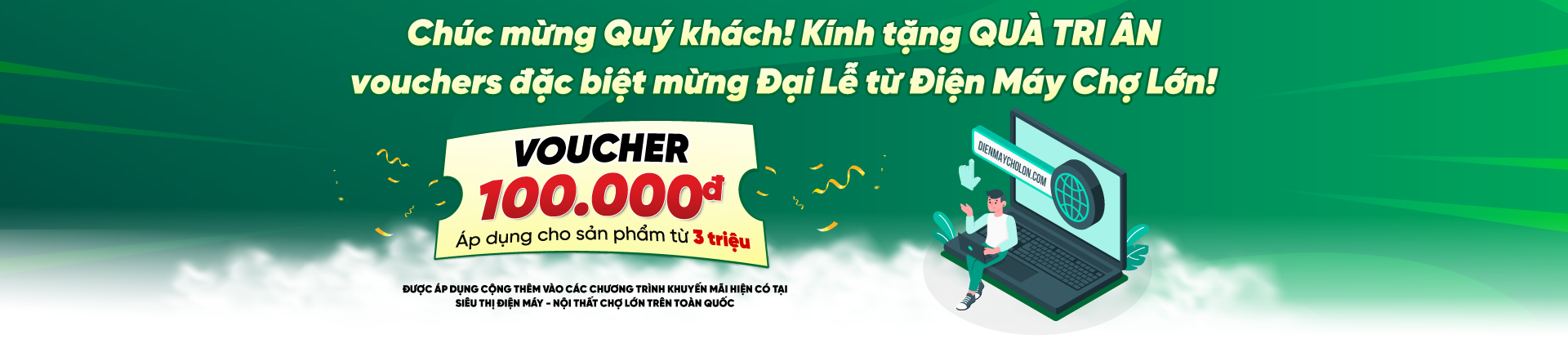 nhận ngay voucher 100.000đ