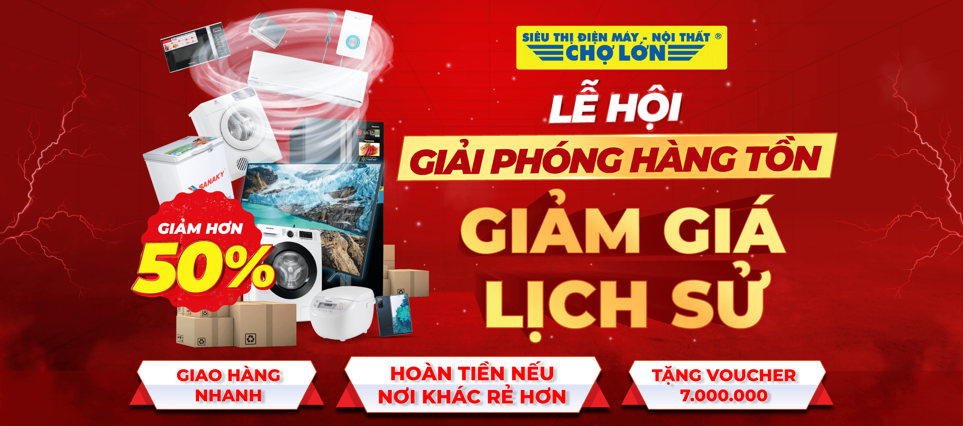 mua online sale khổng lồ giảm đến 50%